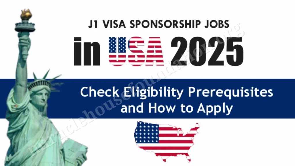 J1 Visa Sponsorship Jobs in USA 2025