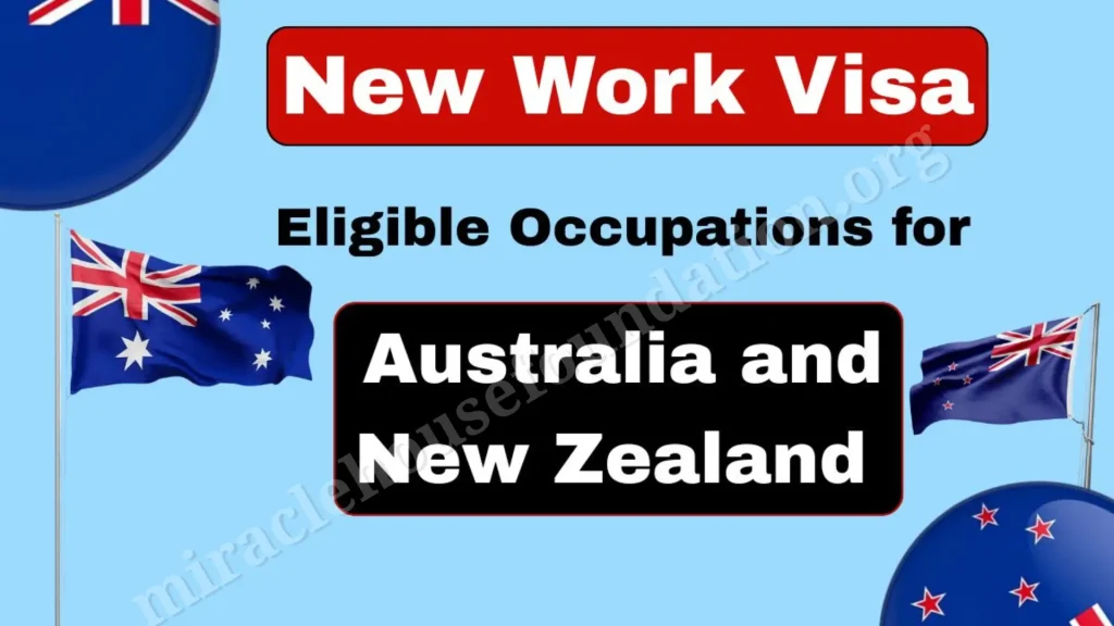 New Work Visa Eligible Occupations for Australia and New Zealand October 2025